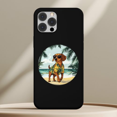 Tacskós telefontok fekete színben