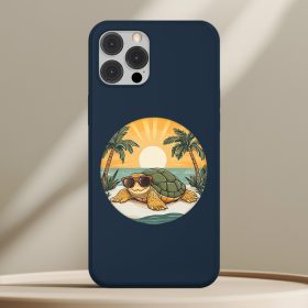 Teknősös telefontok sötétkék színben