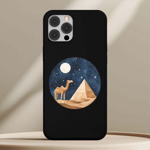 Tevés telefontok fekete színben