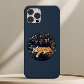 Tigrises telefontok sötétkék színben