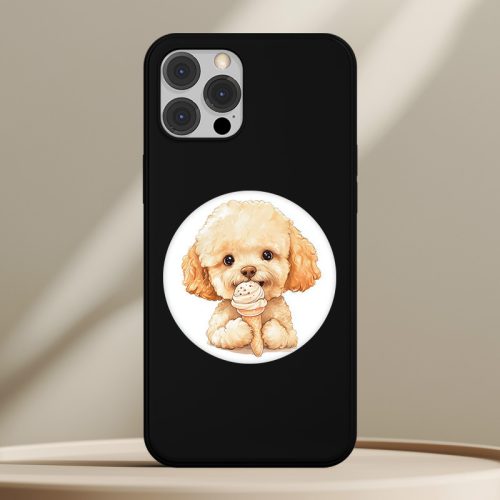 Uszkáros telefontok fekete színben