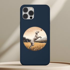 Weimari vizslás telefontok sötétkék színben