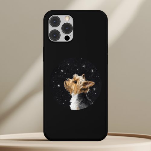 Yorkis telefontok fekete színben